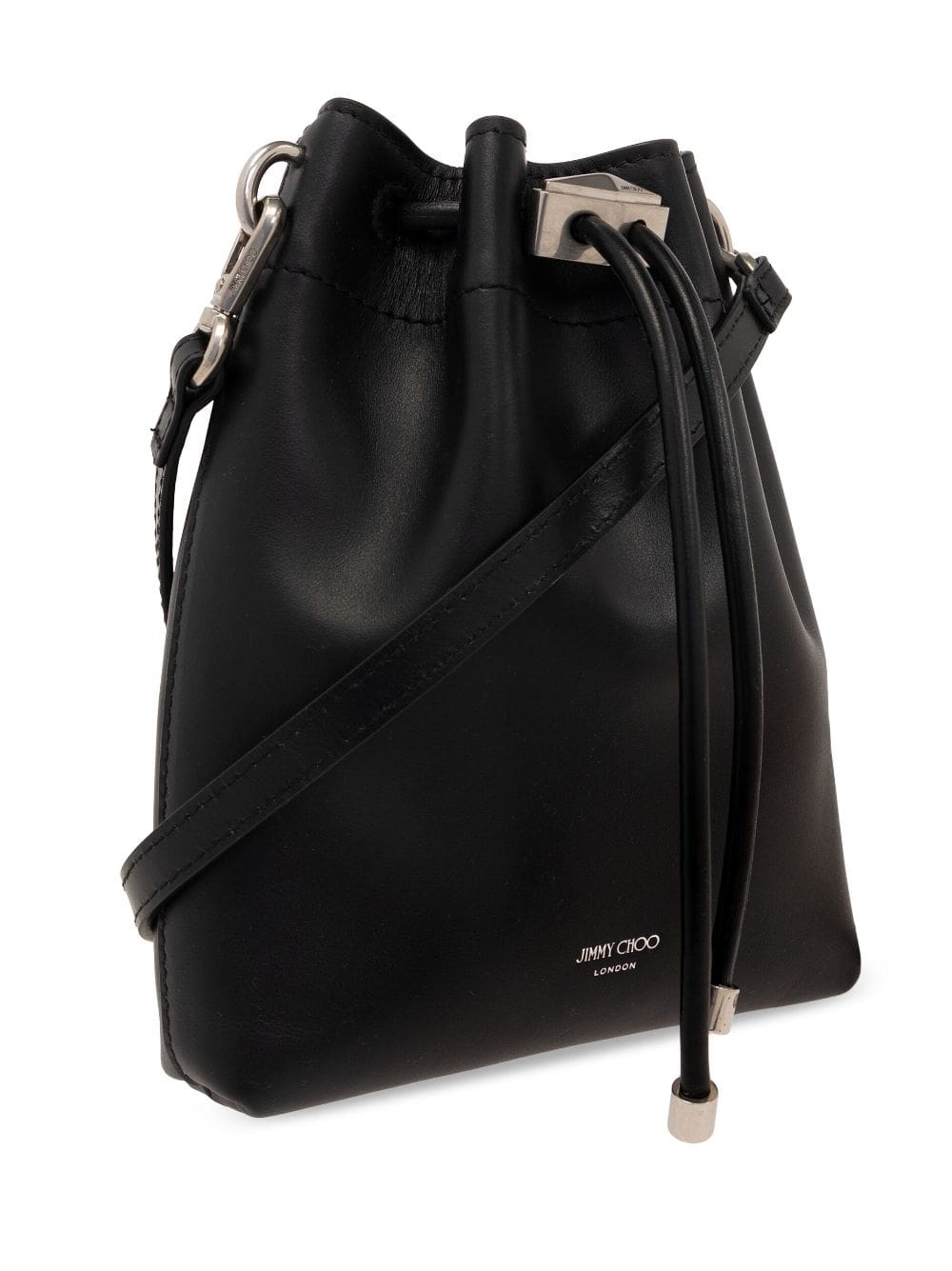 Jimmy Choo mini Cinch leather bucket bag - Image 3