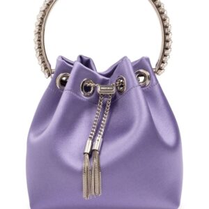 Jimmy Choo Bon Bon satin bucket bag