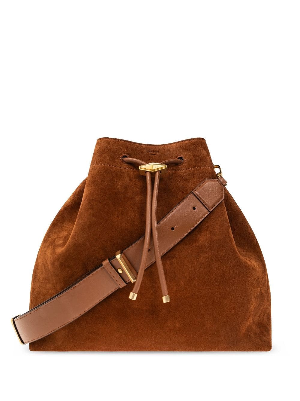 Jimmy Choo large Cinch suede bucket bag