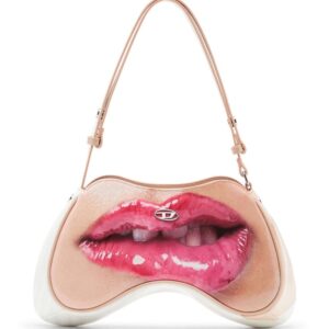 Diesel Play lips-motif shoulder bag