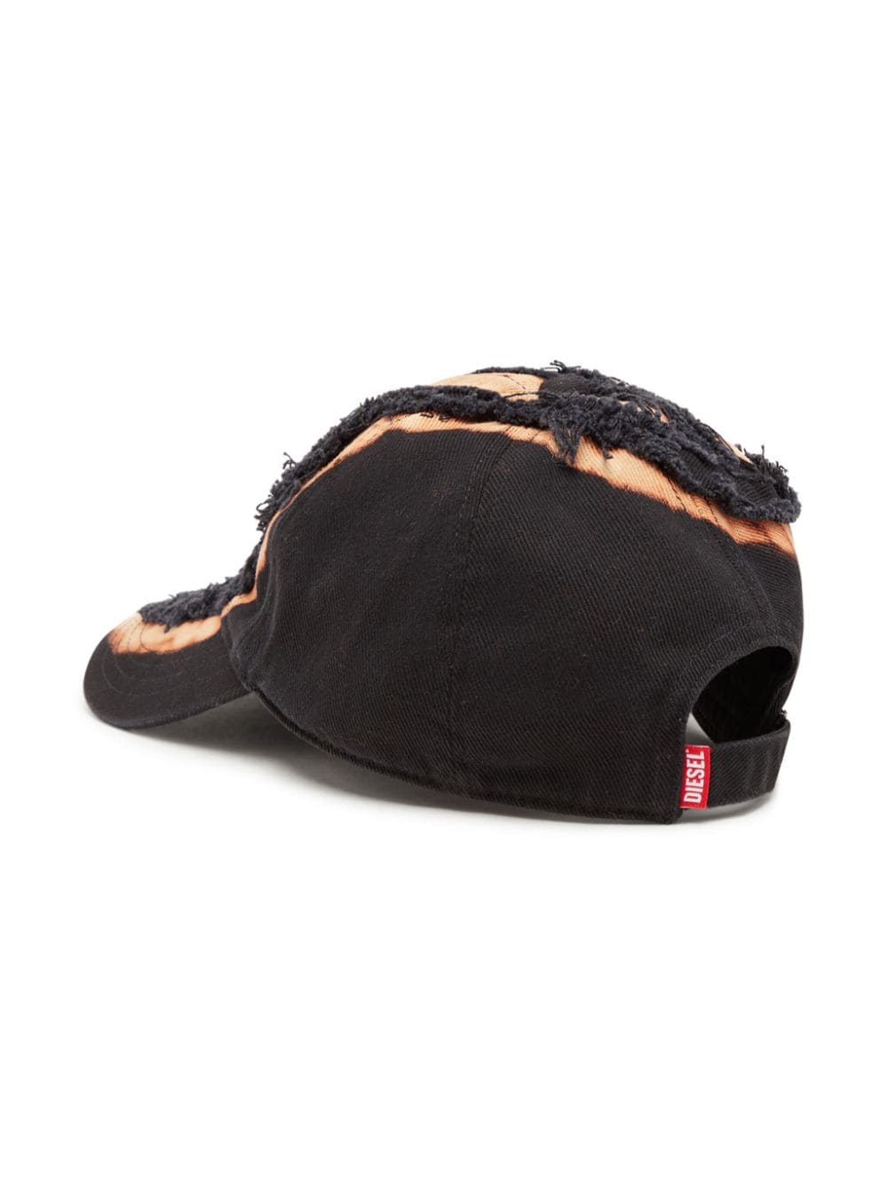 Diesel bleached effect logo baseball cap - Image 2