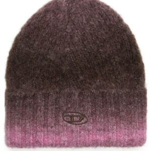 Diesel Pelo logo-embroidered beanie