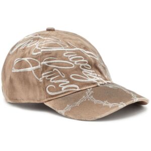 Diesel distressed-effect cotton baseball cap
