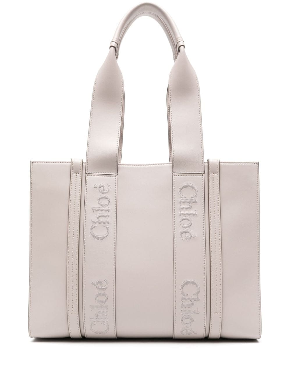 Chloé medium Woody leather tote bag