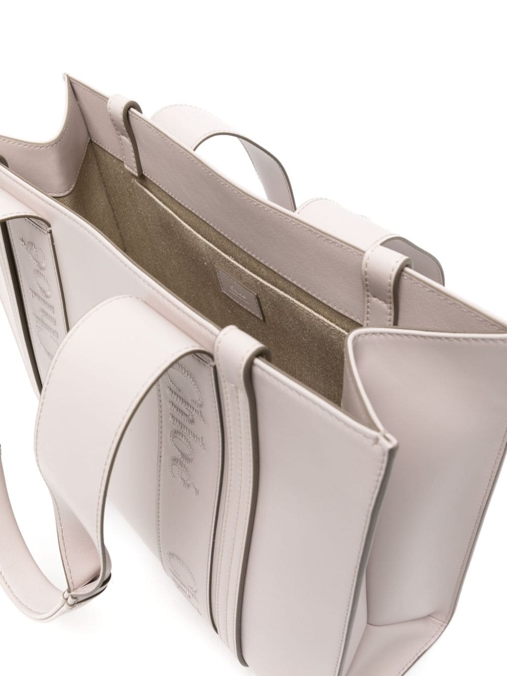 Chloé medium Woody leather tote bag - Image 5