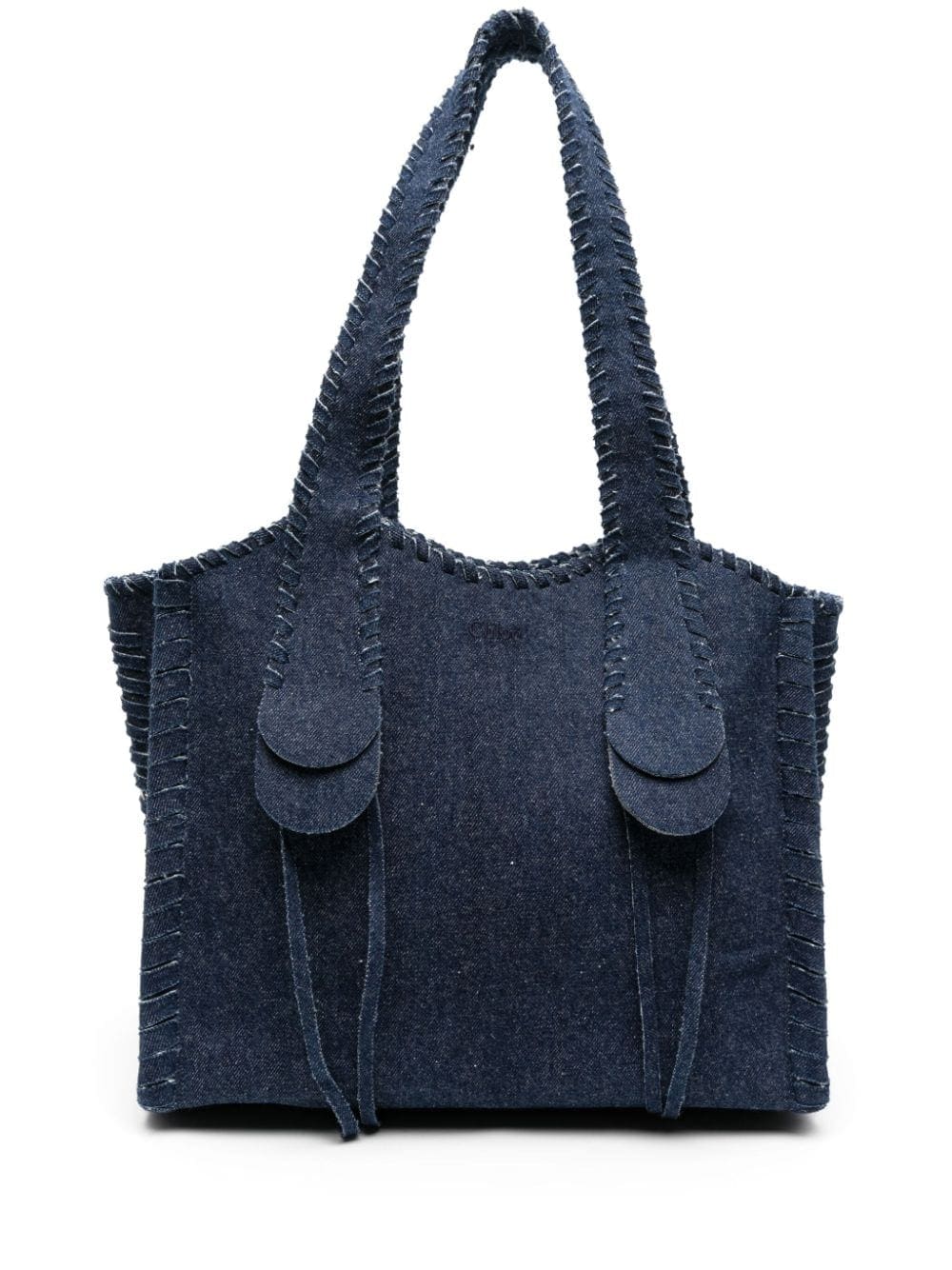 Chloé medium Monty denim tote bag