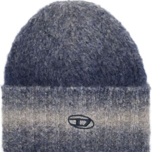 Diesel Pelo logo-embroidered beanie