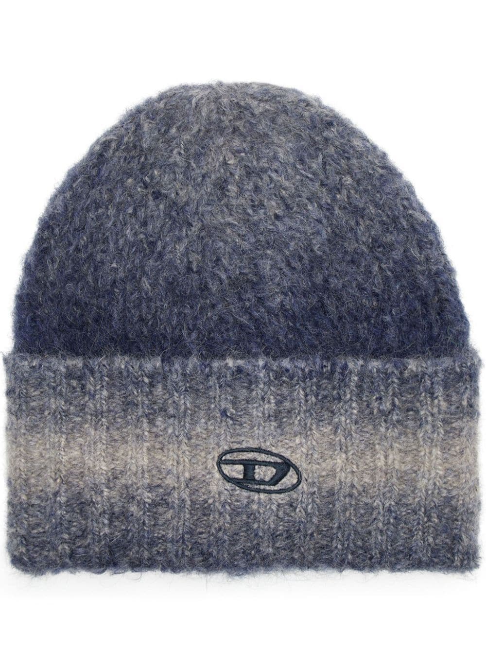 Diesel Pelo logo-embroidered beanie