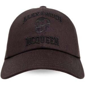 Alexander McQueen logo-embroidered cap