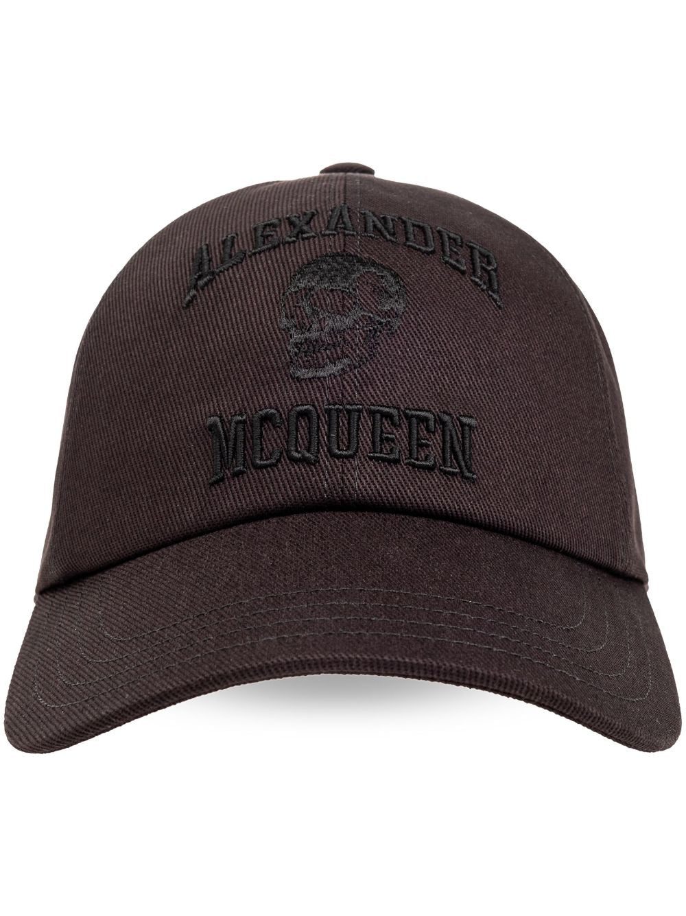 Alexander McQueen logo-embroidered cap
