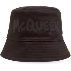 Alexander McQueen logo-print bucket hat