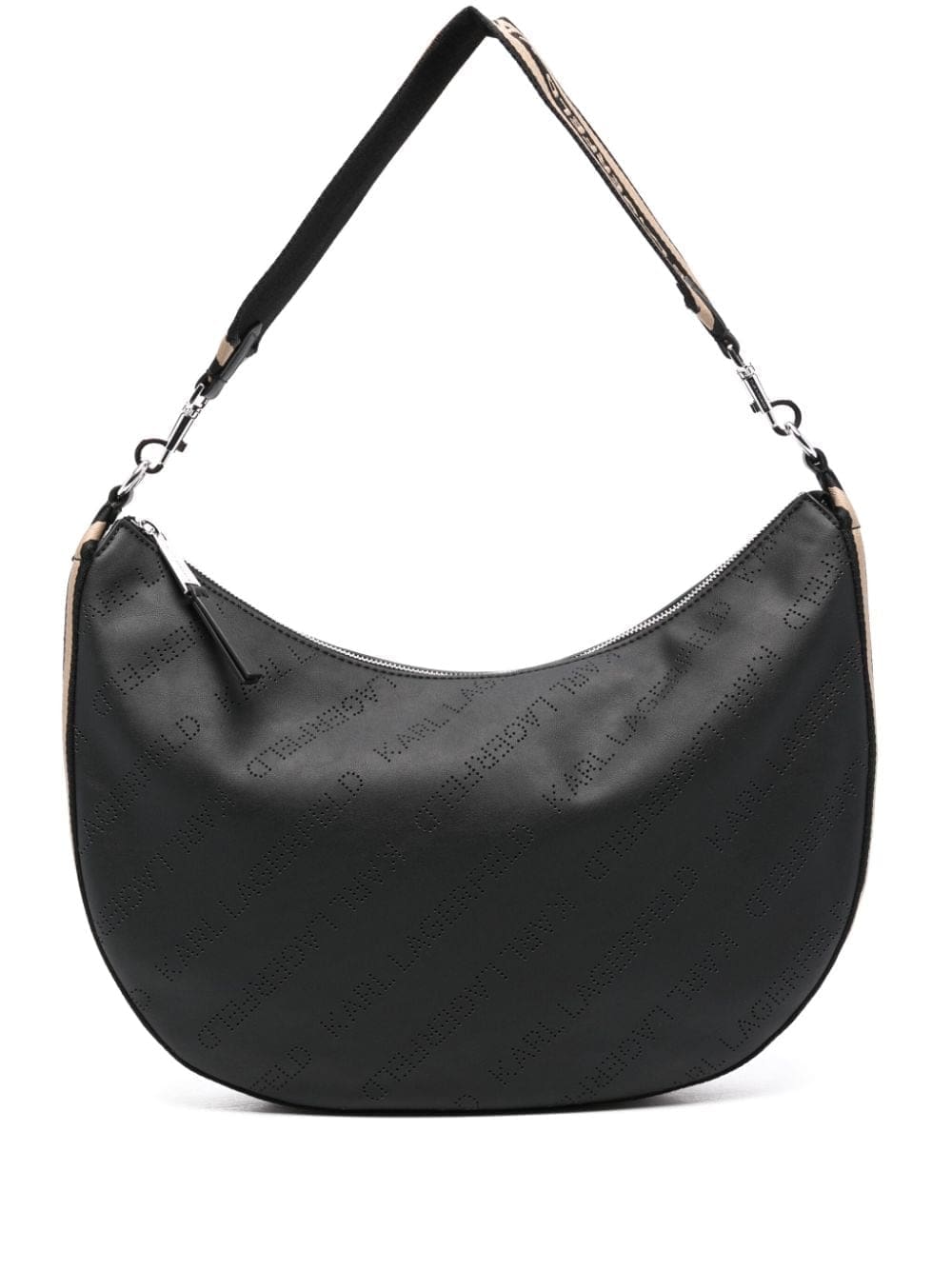 Karl Lagerfeld K/Moon perforated-logo shoulder bag