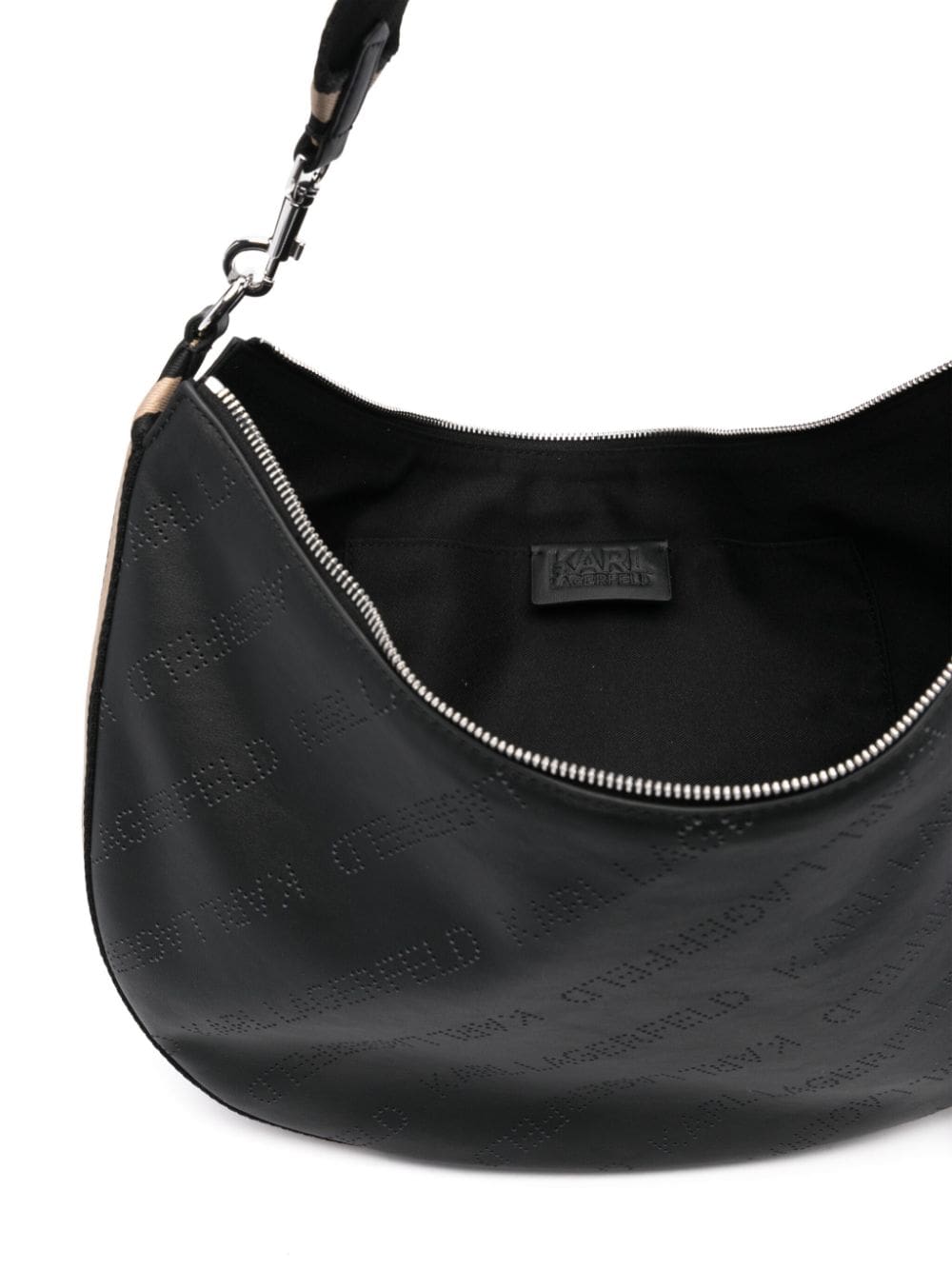 Karl Lagerfeld K/Moon perforated-logo shoulder bag - Image 5