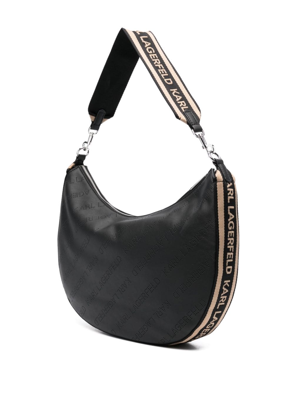 Karl Lagerfeld K/Moon perforated-logo shoulder bag - Image 3