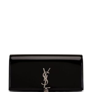 Saint Laurent Kate patent-leather clutch bag