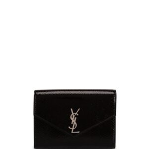 Saint Laurent Cassandre patent-leather clutch bag