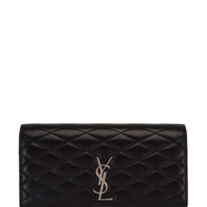 Saint Laurent Kate quilted leather clutch