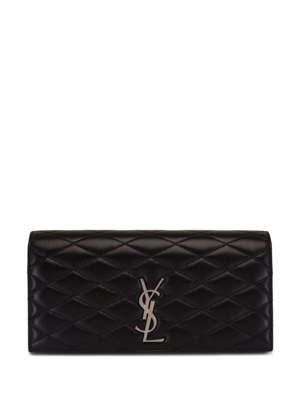 Saint Laurent Kate quilted leather clutch