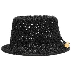 Jacquemus Le Bob Spiaggia raffia bucket hat