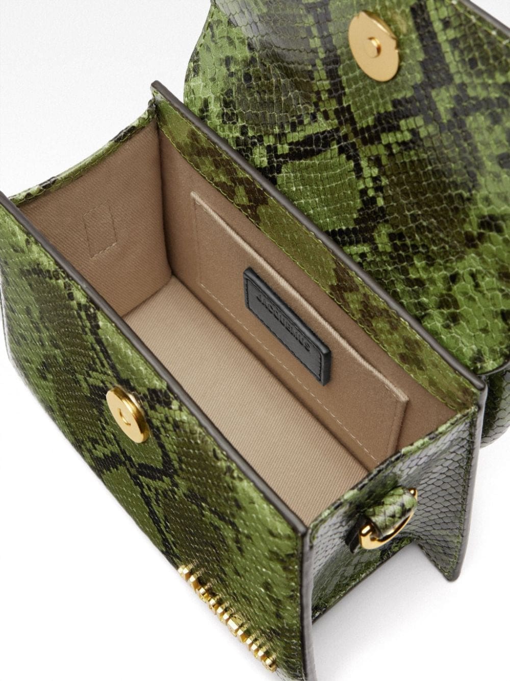 Jacquemus Le Chiquito snakeskin-effect mini bag - Image 4