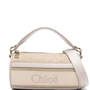 Chloé Tube linen shoulder bag