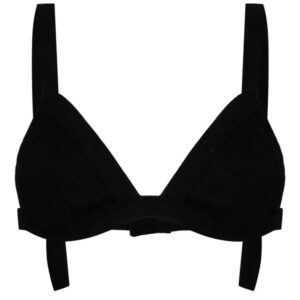 Natasha Zinko  logo-embroidered ribbed bra