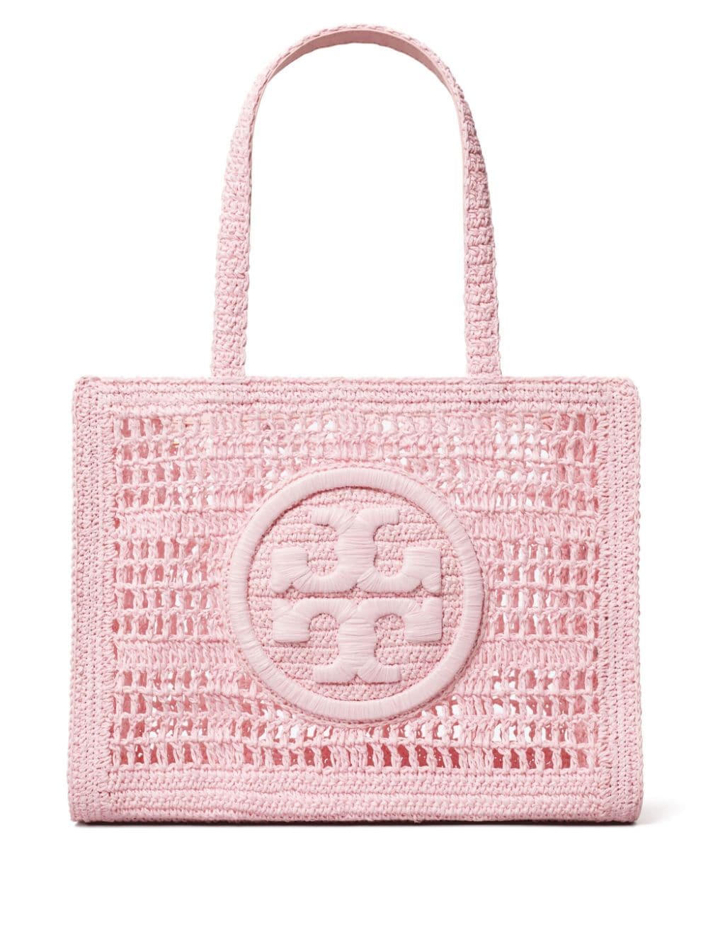 Tory Burch small Ella crochet-knit tote bag