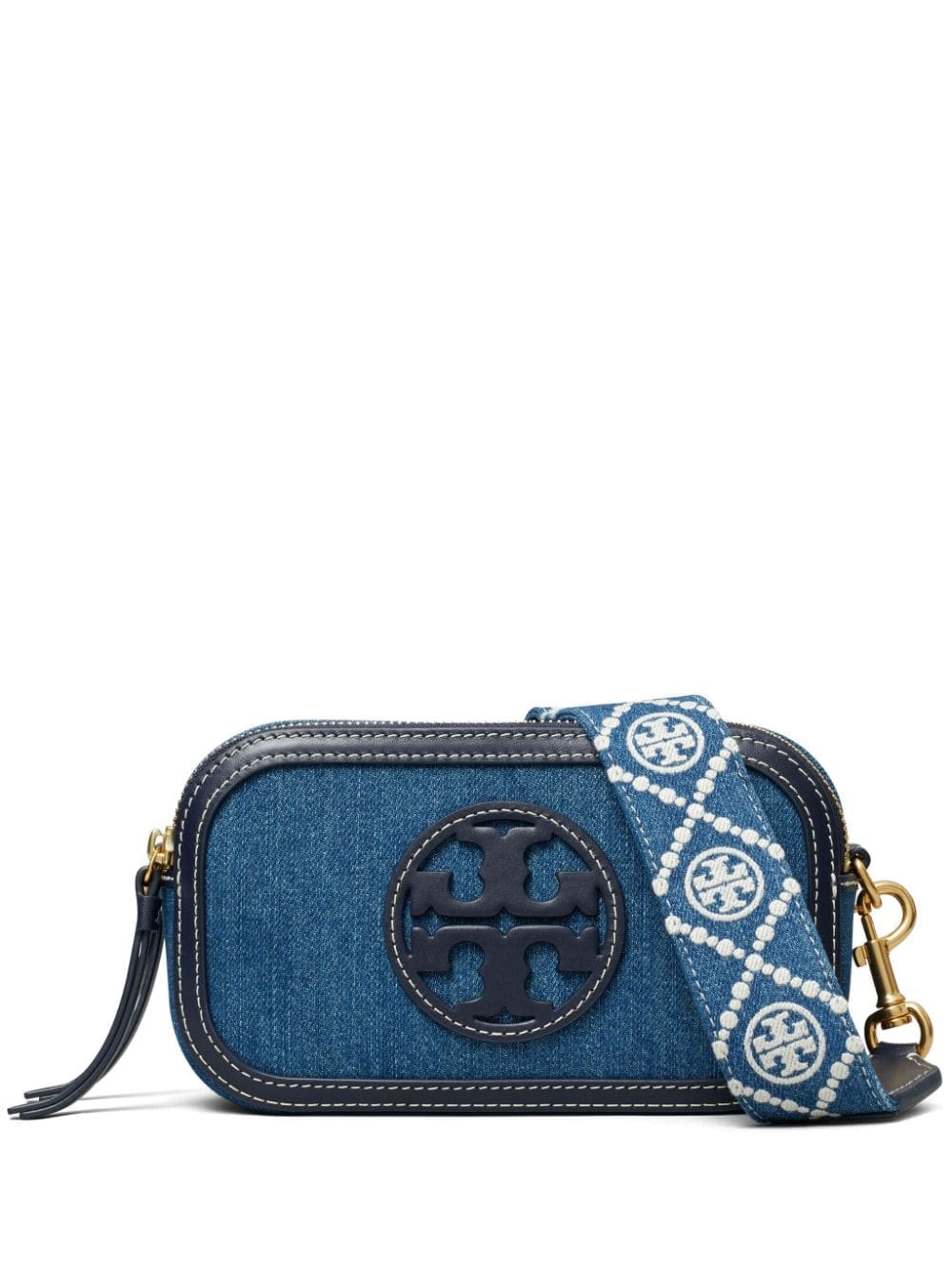 Tory Burch mini Miller denim crossbody bag