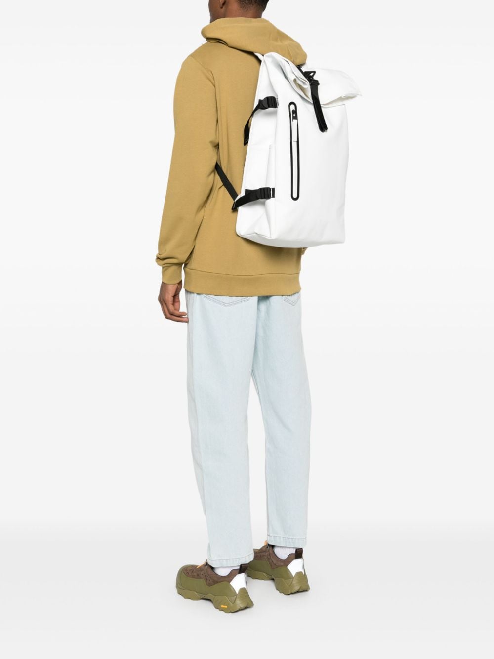 Rains Rolltop Rucksack coated backpack - Image 2