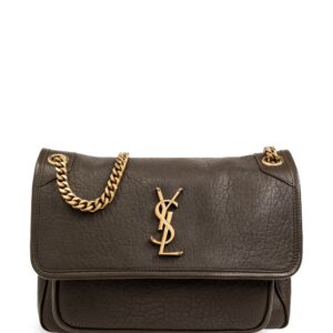 Saint Laurent Niki logo-plaque leather shoulder bag