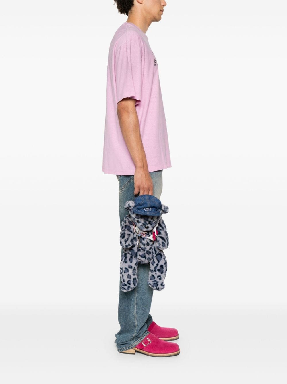 Acne Studios Teddy leopard-print backpack - Image 3