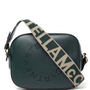 Stella McCartney small perforated-logo camera bag