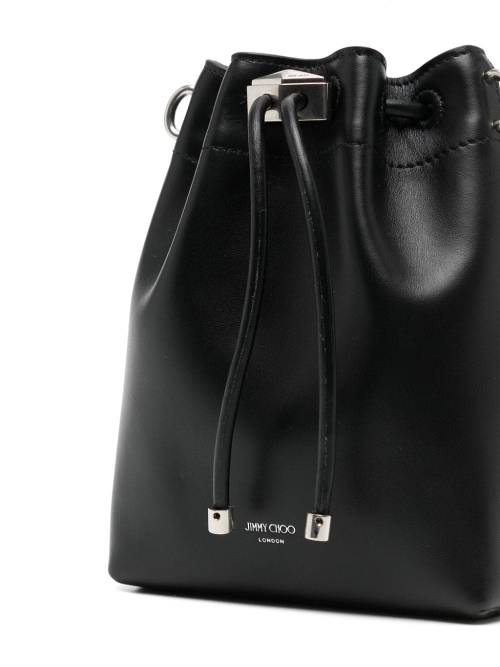 Jimmy Choo Bon Bon leather bucket bag - Image 4
