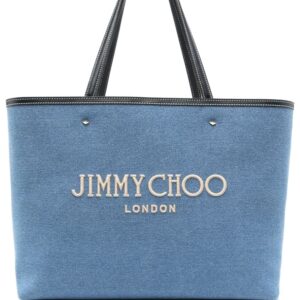 Jimmy Choo Marlis denim tote bag