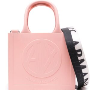 Armani Exchange small logo-embossed tote bag