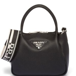 Prada logo-lettering top-handle bag