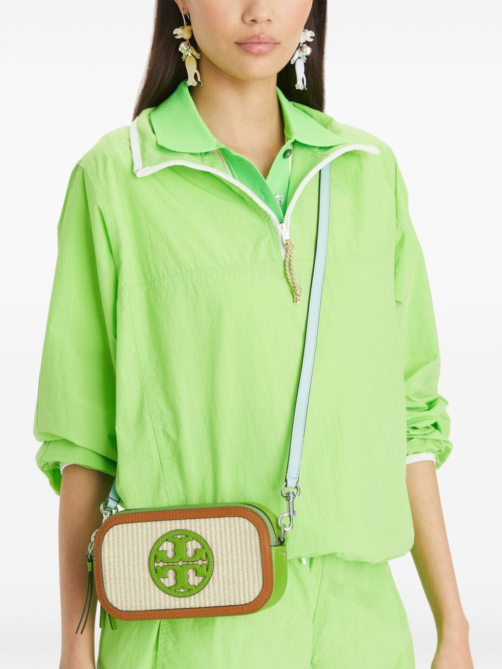 Tory Burch Miller raffia crossbody bag - Image 2