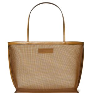Tory Burch Mesh logo-appliqué tote bag