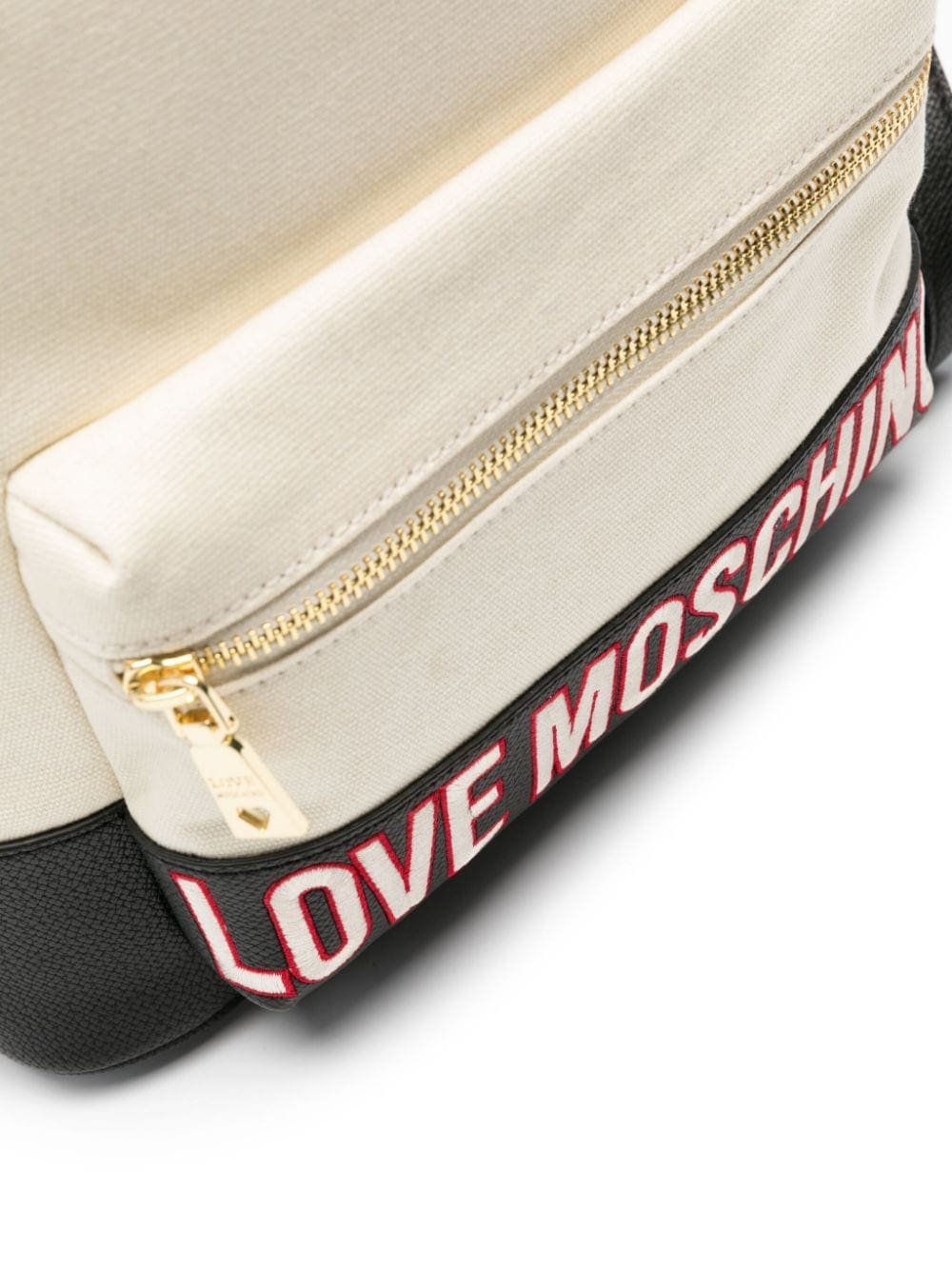 Love Moschino logo-embroidered backpack - Image 4