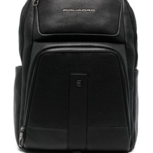 PIQUADRO logo-plaque backpack
