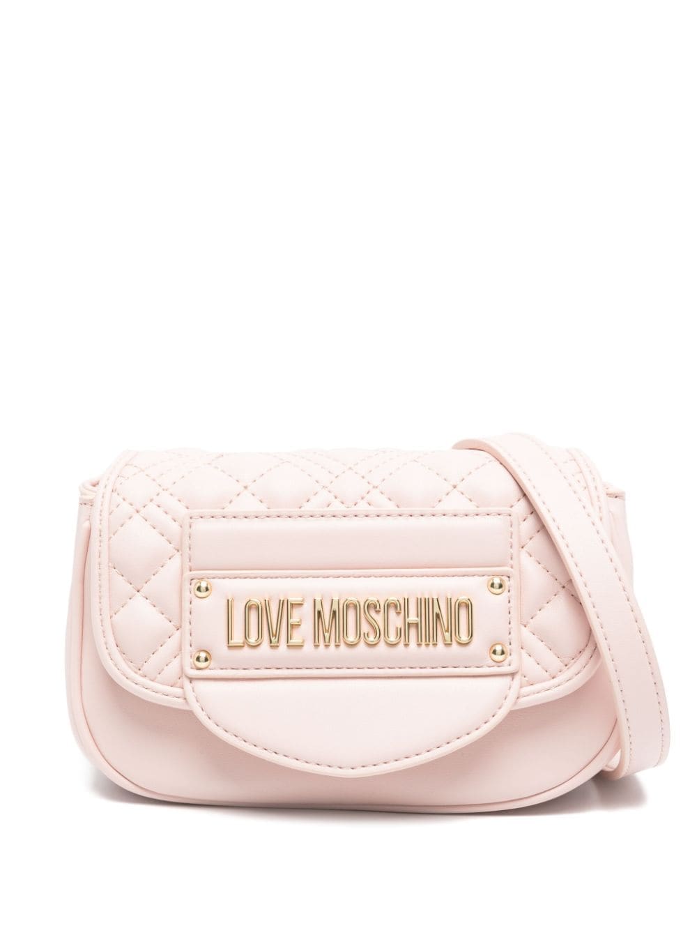 Love Moschino logo-lettering cross body bag