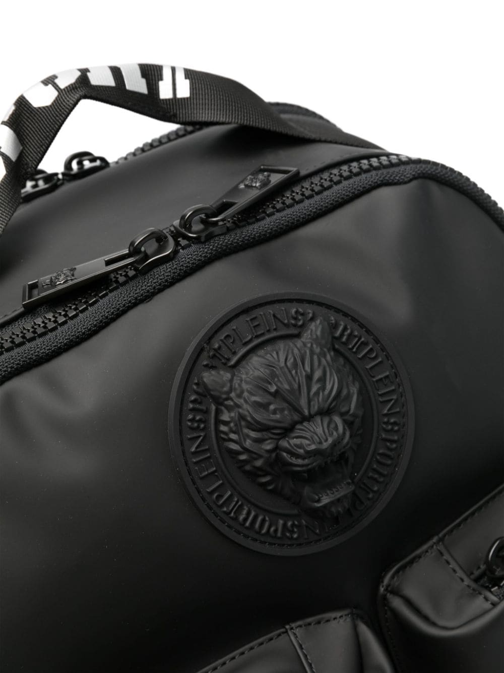 Plein Sport Boston logo-embossed backpack - Image 3