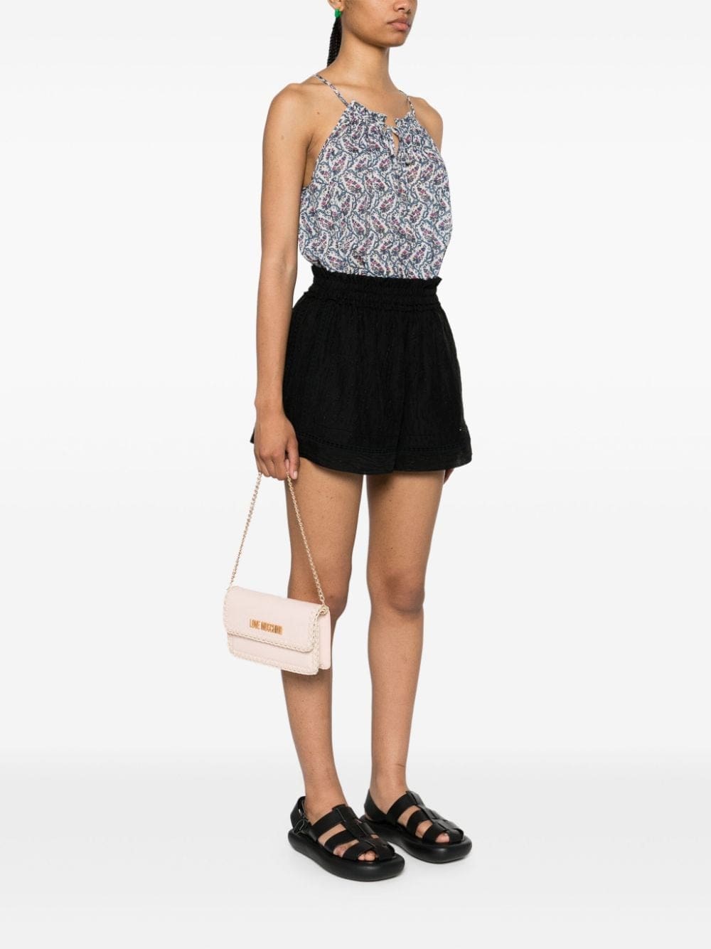 Love Moschino logo-lettering shoulder bag - Image 2