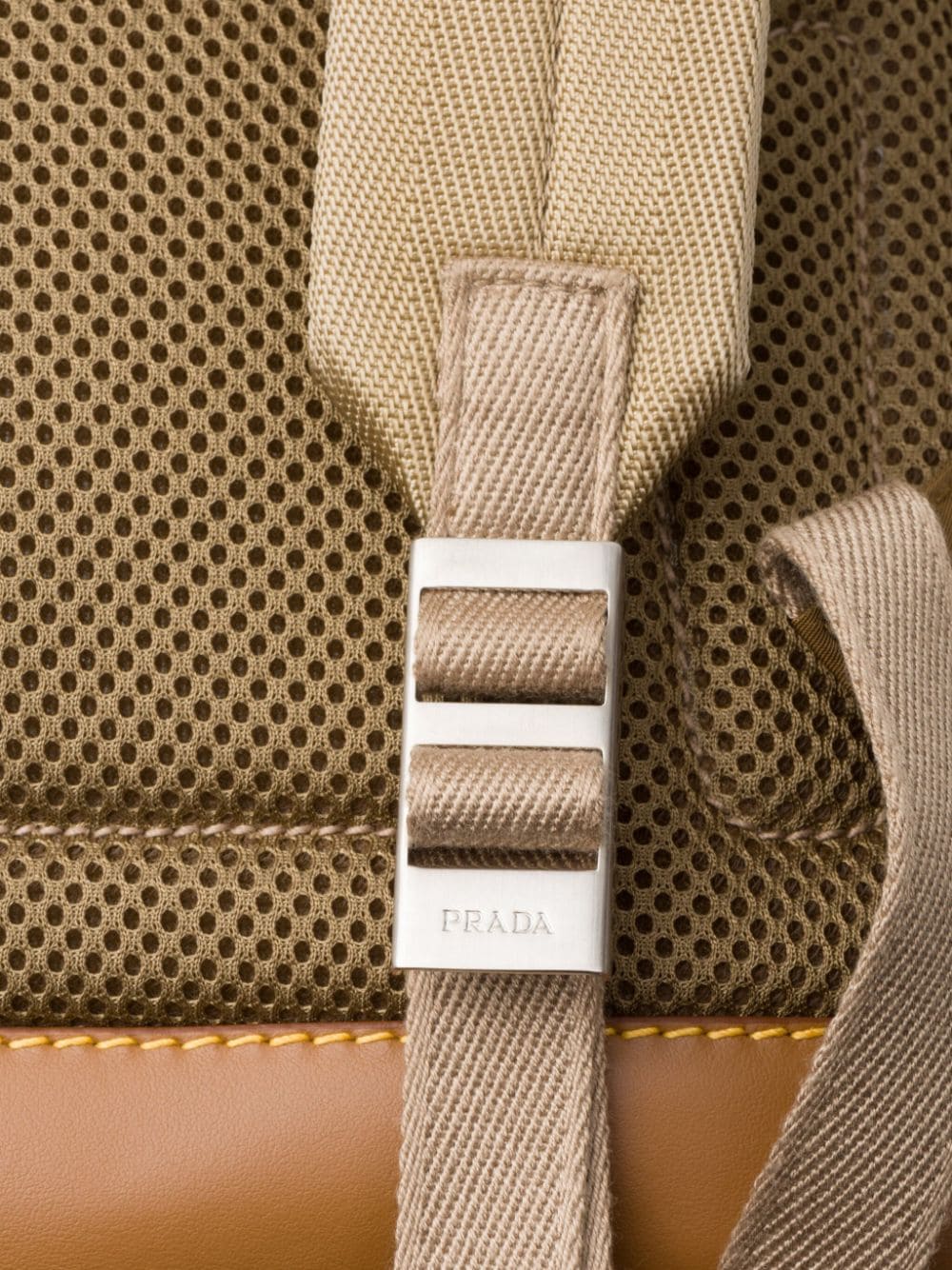 Prada triangle-logo buckled backpack - Image 3
