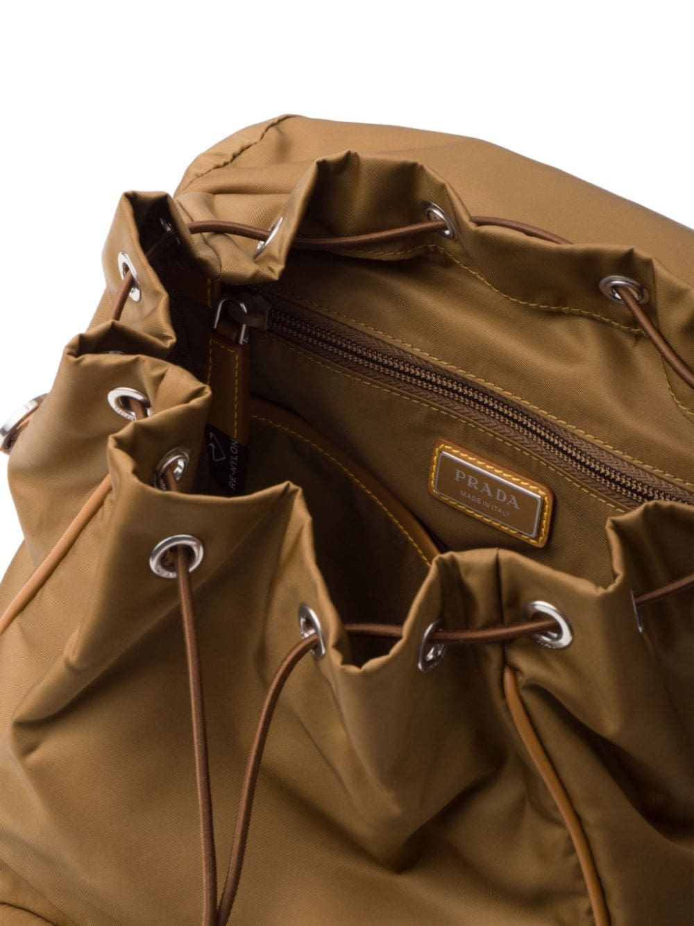 Prada triangle-logo buckled backpack - Image 4