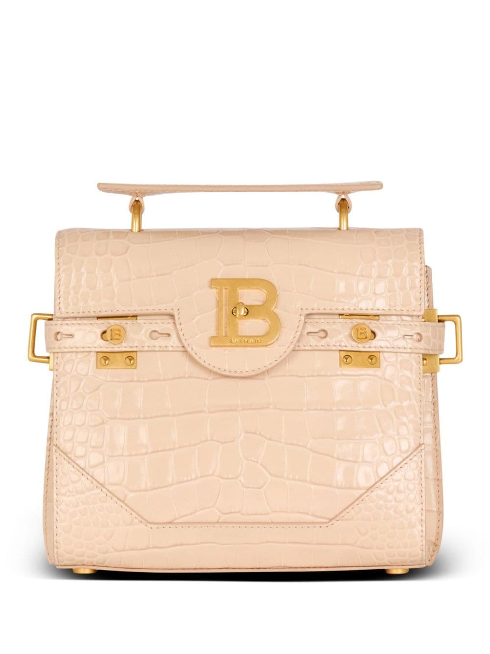 Balmain B-Buzz 23 leather tote bag