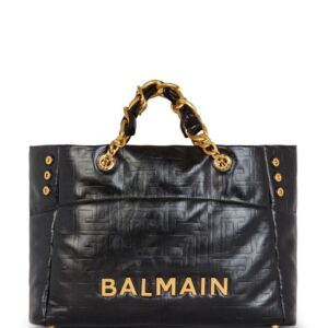 Balmain 1945 Soft leather tote bag
