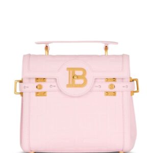 Balmain B-Buzz 23 leather tote bag