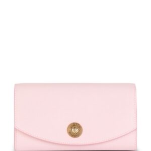 Balmain Emblème leather clutch bag