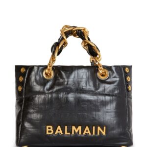 Balmain small 1945 Soft leather tote bag